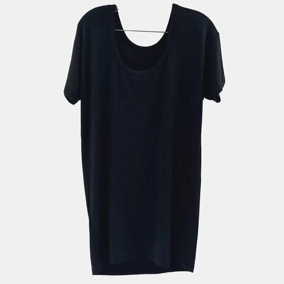 Rag & Bone Nwt Classic‎ Black Mini Dress Sm Open Back Minimal Short Sleeve $195 - Picture 4 of 10